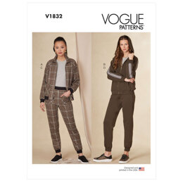 Vogue Misses' and Misses' Petite Jacket and Pants V1832 - Paper Pattern, Size XS-S-M-L-XL-XXL