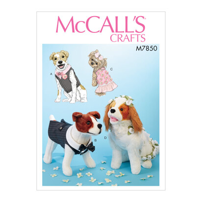 McCall's Pet Clothes M7850 - Paper Pattern, Size One Size