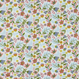 Poppy Fabrics - Glitter Flowers 1 Jersey