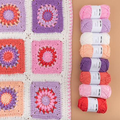 Blossom Baby Blanket in Yarn and Colors Epic - YAC100148 - Downloadable PDF