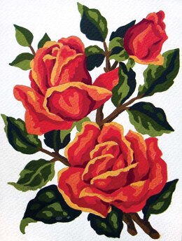 Grafitec Red Roses Tapestry Kit - 14cm x 18cm