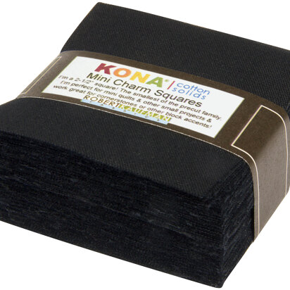 Robert Kaufman Charm Pack Kona Cotton Solids, 6,4 cm – MCH-104-84