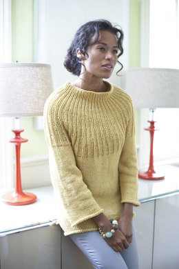 Radiant Sweater in Lion Brand Cotton-Ease - 60581AD