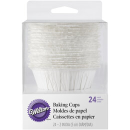Wilton White Ruffled Cupcake Liners, 24-Count