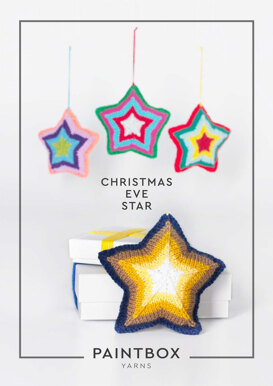 "Christmas Eve Star" - Knitting Pattern For Christmas in Paintbox Yarns Simply DK - DK-XMAS-KNIT-001