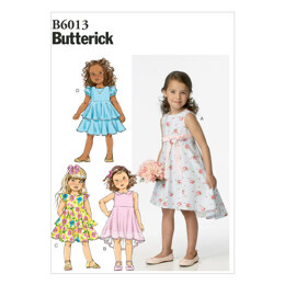 Butterick Children's/Girls' Dress B6013 - Sewing Pattern