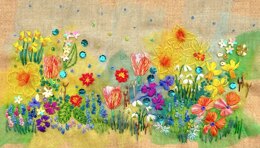 Rowandean Spring Sensations Needcase kit Embroidery Kit