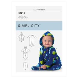 Simplicity Babies' Jackets, Footed Bodysuits & Pants S9215 - Sewing Pattern