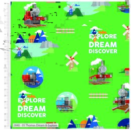 Craft Cotton Company Thomas & Friends Explorers - Thomas Dream & Explore