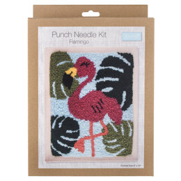 Trimits Punch Needle Kit: Flamingo - 20.32 x 25.4cm (8 x 10in)