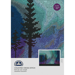 DMC Northern Lights 14 Count Cross Stitch Kit - 26cm x 0.5cm x 19.5cm