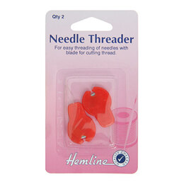 Hemline Needle Threader With Cutter