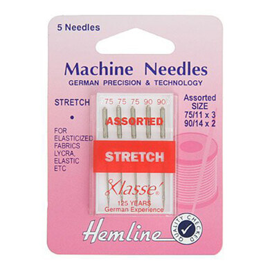 Hemline Machine Needles: Stretch - Mix
