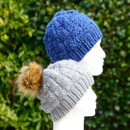 Easy Quick Knit Bobble Hat KPPS01
