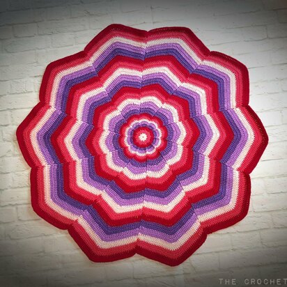 Kaleidoscope Flower Blanket
