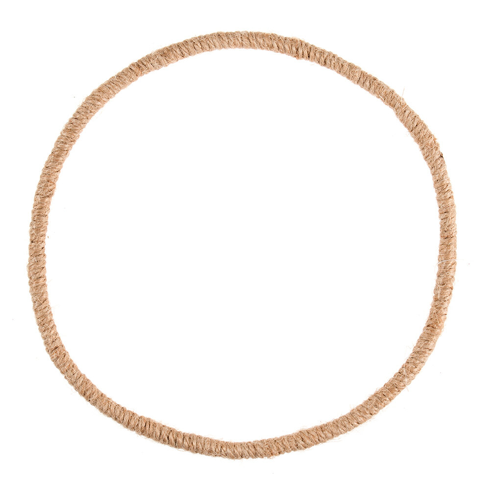 Jute Wrapped Wire Wreath BaseChoice of Sizes