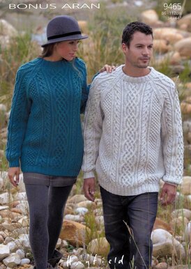 Sweaters in Hayfield Bonus Aran - 9465