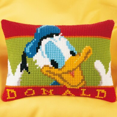 Vervaco Disney - Donald Duck Cross Stitch Cushion Kit - 40cm x 28cm