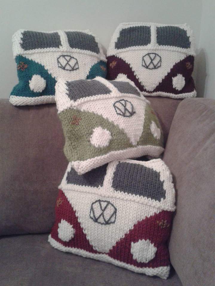 Wendy Serenity Super Chunky Campervan Cushion Knitting Pattern 5748