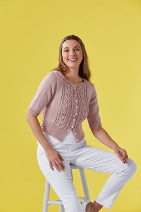 #1226 Mammonth Cave - Cardigan Knitting Pattern for Women in Valley Yarns Westhampton by Valley Yarns