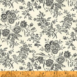 Windham Fabrics Eliza - Floral Toile Linen White