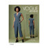 Vogue Misses' Jumpsuit V1645 - Paper Pattern, Size XS-S-M