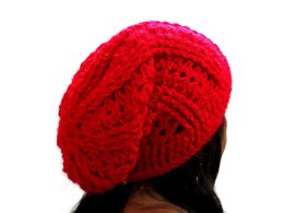 Slouchy beanie hat ribbed
