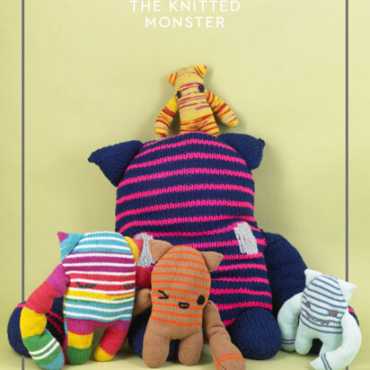 "Kiko the Knitted Monster" - Free Toy Knitting Pattern in Paintbox Yarns
