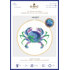 DMC Colourful Crab Cross Stitch Kit (with 7in hoop) - 7in
