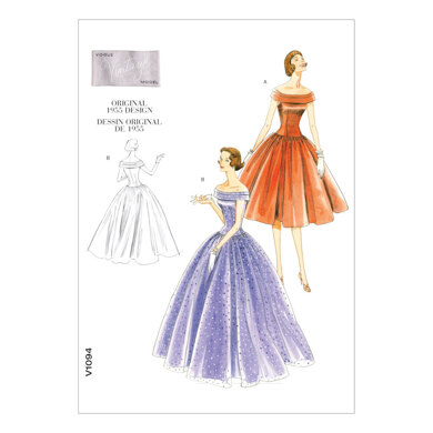 Vogue Misses' Dress V1094 - Sewing Pattern