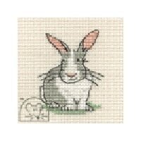 Mouseloft Stitchlets - Trevor the Rabbit Cross Stitch Kit - 64mm
