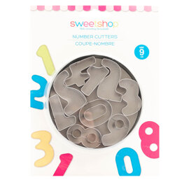 Sweetshop Number Cutters - 9 Pieces