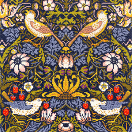 Bothy Threads William Morris Strawberry Thief Tapestry Kit - 35x35cm