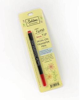 Sublime Stitching Fine Tip Iron-On Transfer Pen - Red