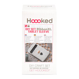 Hoooked DIY Crochet Kit Tablet Sleeve RibbonXL