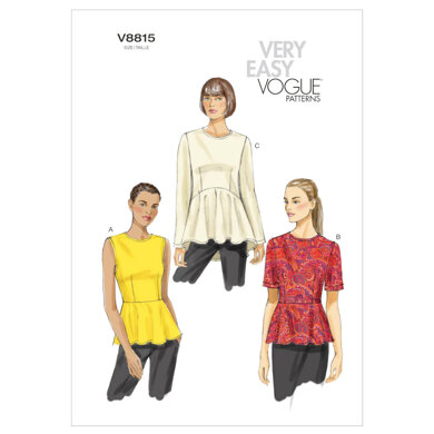 Vogue Misses' Top V8815 - Sewing Pattern