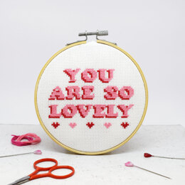 The Make Arcade You Are so Lovely Cross Stitch Kit - 5 Inch