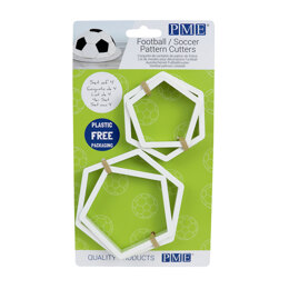 PME Soccer / Football Pattern Cutter Set of 4