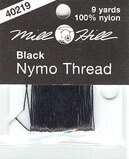 Mill Hill Nymo Thread for Beading, Black 9yds