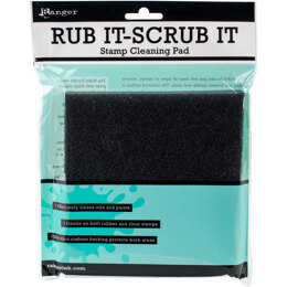 Ranger Inkssentials Rub-It Scrub-It Stamp Cleaning Pad - 6"X6"