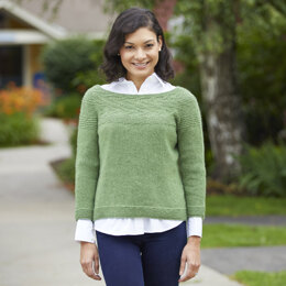 Directional Pullover in Valley Yarns Wachusett - 806 - Downloadable PDF