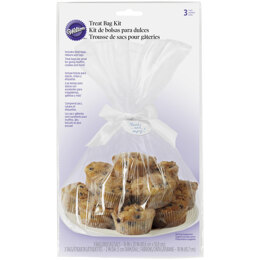Wilton Clear Large Treat Bags Kit, 3-Count