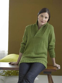 Newcastle Pullover in Lion Brand Wool-Ease - 90102AD