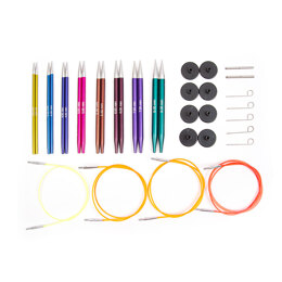 KnitPro Zing Interchangeable Needle Tips Deluxe Set (8 Pairs)