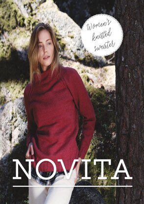 Women's Knitted Sweater in Novita Nalle - 10 - Downloadable PDF