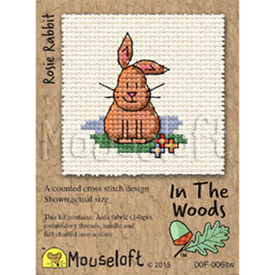 Mouseloft Rosie Rabbit In The Woods Kit Cross Stitch Kit - 85 x 110 x 10