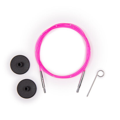 KnitPro Smart Stix Pink Single Cord - 76cm to make 100cm needle