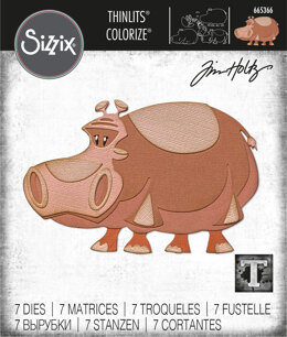 Sizzix Thinlits Die Set 7PK - Bernice Colorize by Tim Holtz