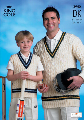 Cricket Sweaters in King Cole Merino Blend DK - 2940