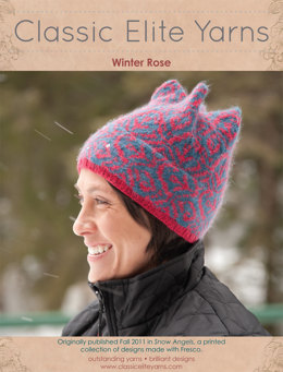 Winter Rose Hat in Classic Elite Yarns Fresco